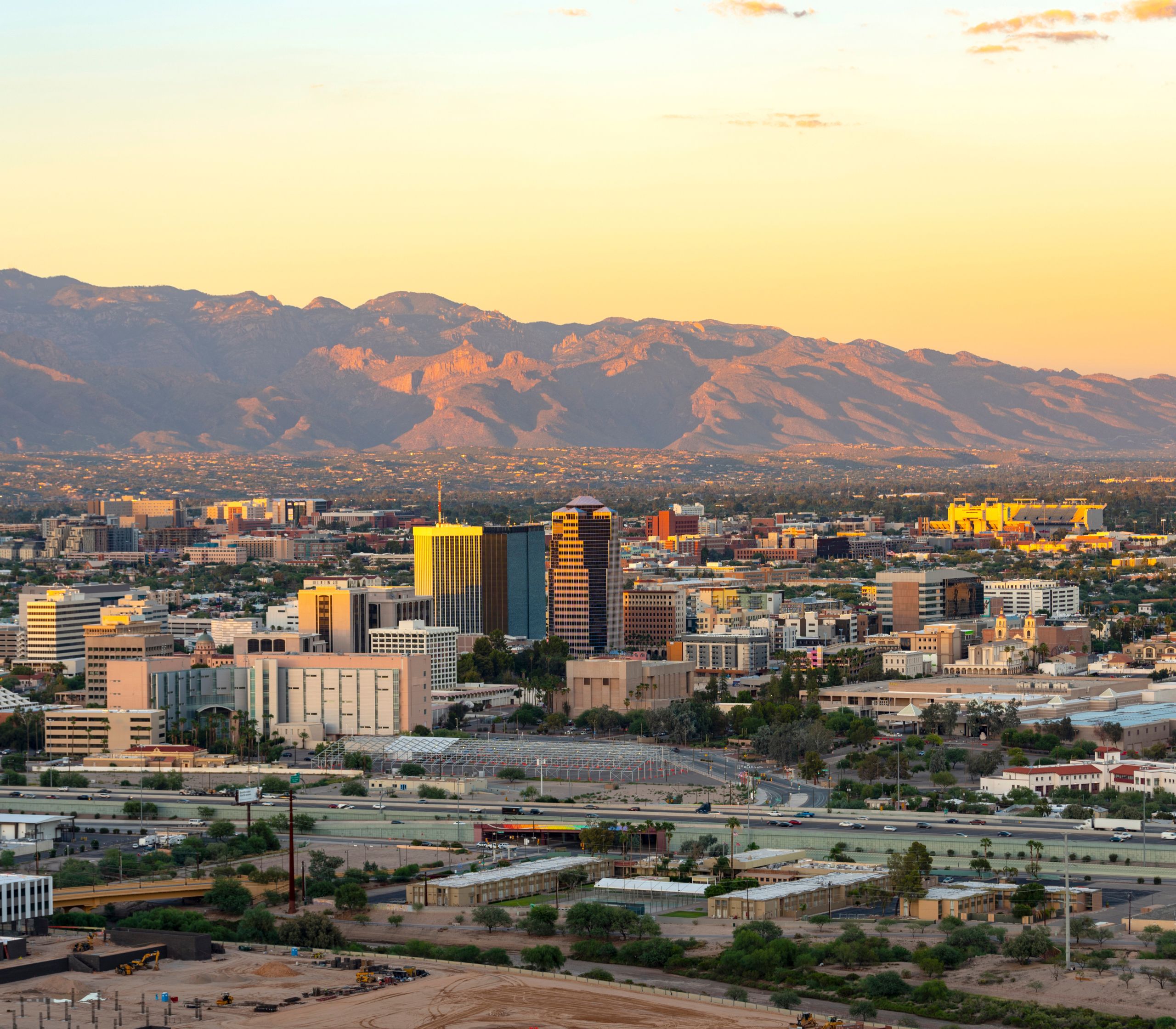 A picture of Tucson, AZ.